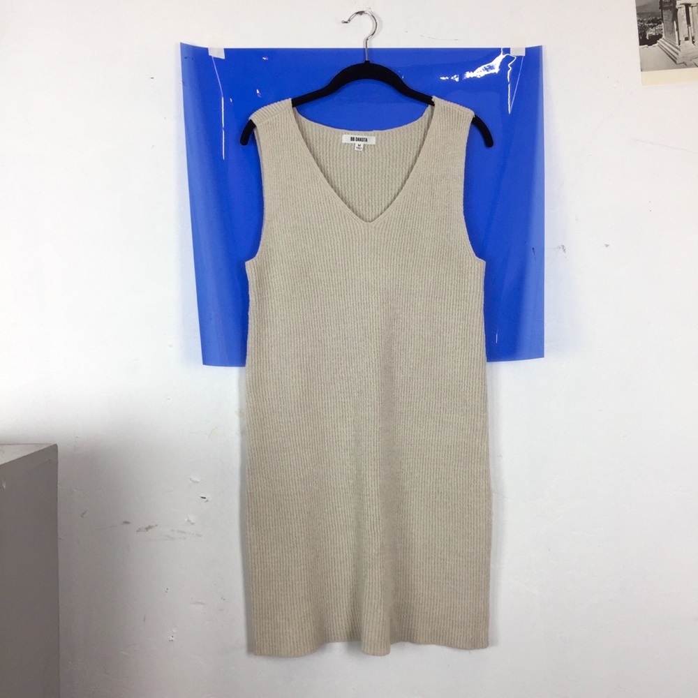 BB DAKOTA oatmeal knit dress / tunic